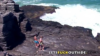 Outdoor Adventure: Ladies Engage In Outdoor Sex And Get Caught