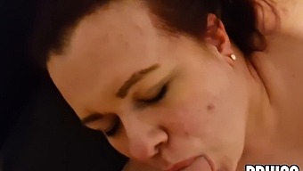 Wife Indulges In Deepthroating And Swallowsing Her Husband'S Friend'S Massive Load