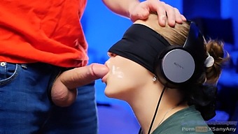 Blindfolded Taste Test With A Seductive Brunette In 4k Quality