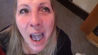 A Wife Eagerly Takes In A Deep Load - Free Use Wife