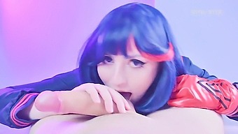 Ryuko Matoi'S Seductive Oral Skills Arouse Her Naked Teacher