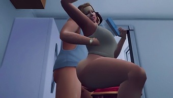 My Curvy Blonde Partner Takes Control And Brings Me To Climax In Doggy Style