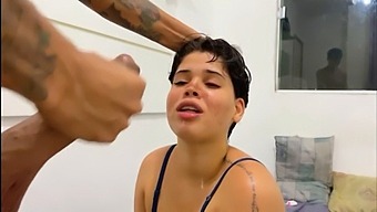 Brazilian Babe Gives An Amateur Blowjob
