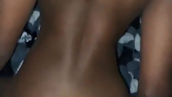 Ebony Teen Struggles With A Massive Black Cock