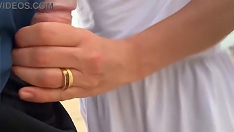 I Came And A Busty Milf Stranger Made Me Cum In Public.